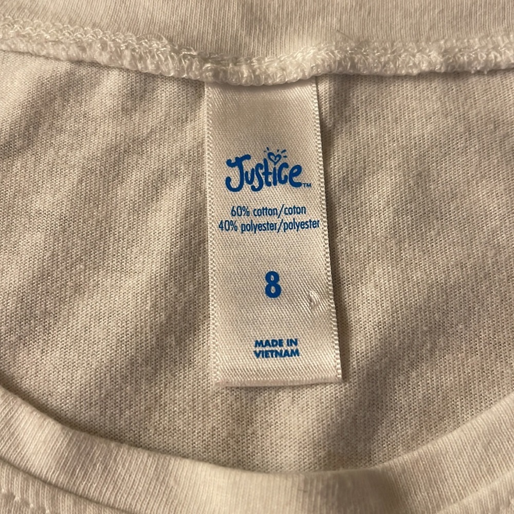 Justice T-shirt, size 8 - Picture 5 of 5